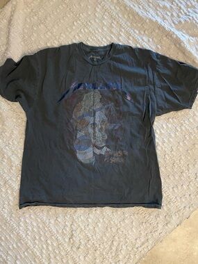 Black Graphic Band T-Shirt - Men's